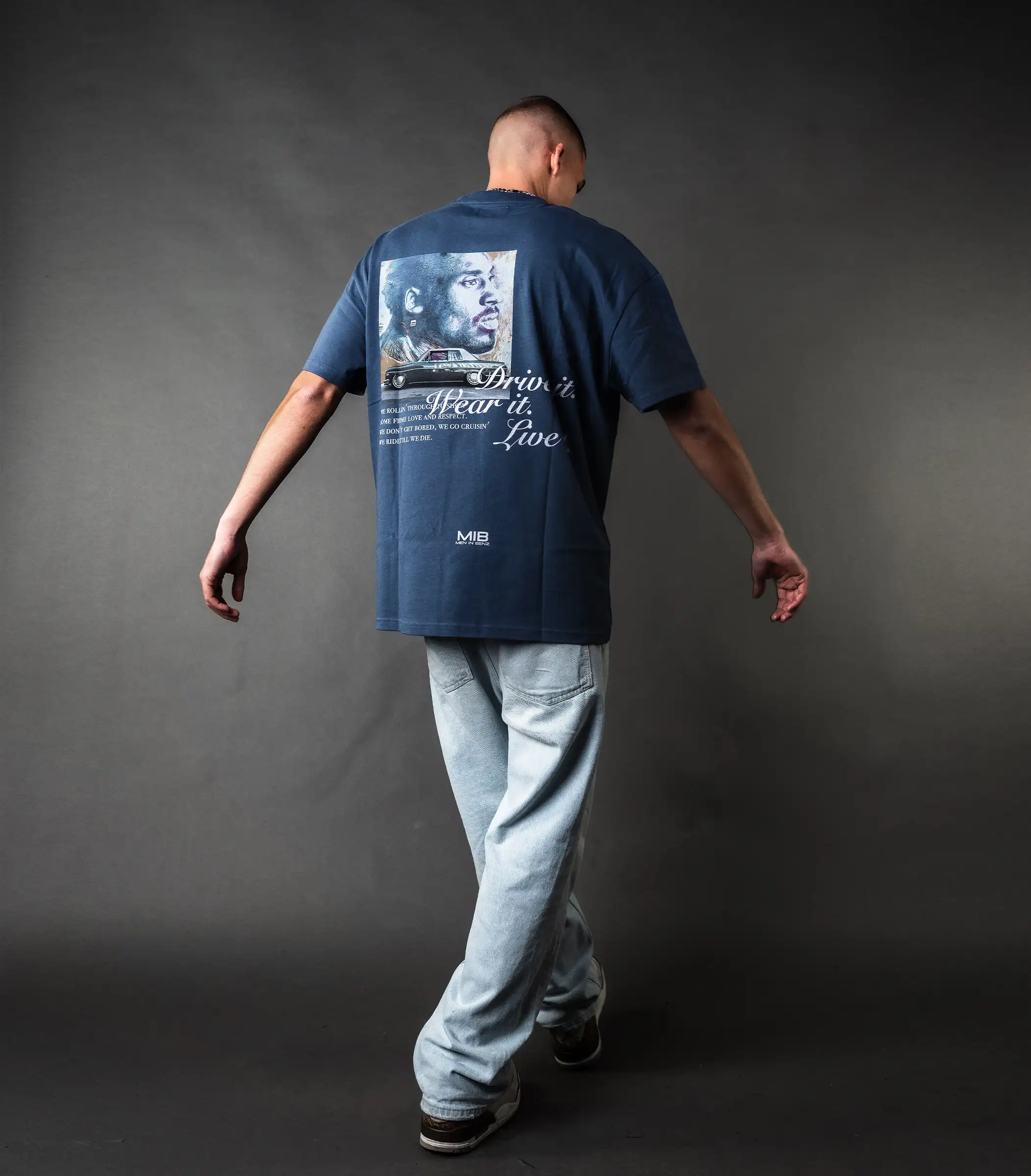 MIB Street Life overhemd, blauw, MIB03002D-3XL004