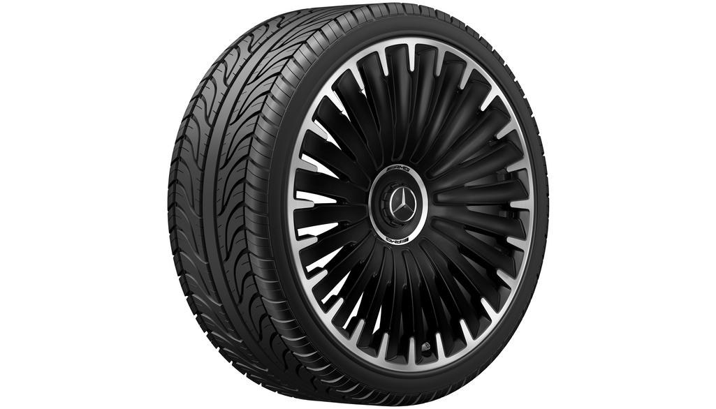 AMG-multispaaks velg, 55,9 cm (22 inch), gelakt, 275/35 R22/, matzwart, A29440116007X36