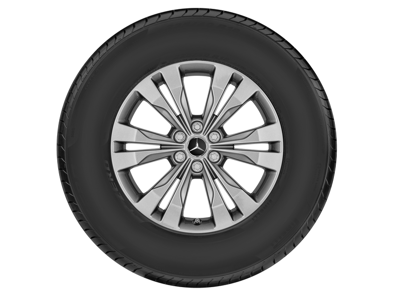 6-dubbelspaaks velg, 45,7 cm (18 inch), X-Klasse, 255/60 R18/, grijs Himalaya, A4704015600