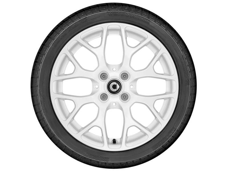 8-spaaks lichtmetalen velg, 40,6 cm (16 inch), smart, 185/50 R16/, wit, A4534012901